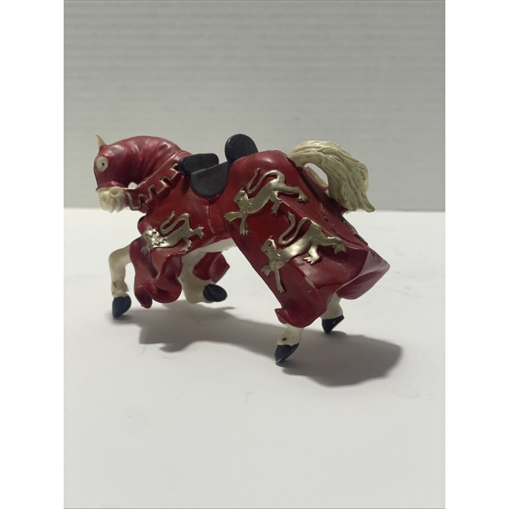 Papo And Schleich Medieval Castle Knight Horse Red Figure